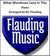 What Wondrous Love Is This piano sheet music cover